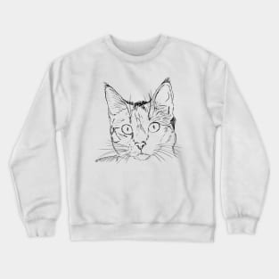 Painted Cat Crewneck Sweatshirt